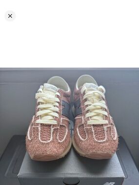 New Balance Brown/Tan pecan 471 Suede & Mesh Sneakers